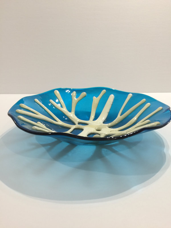 fused glass bowl
